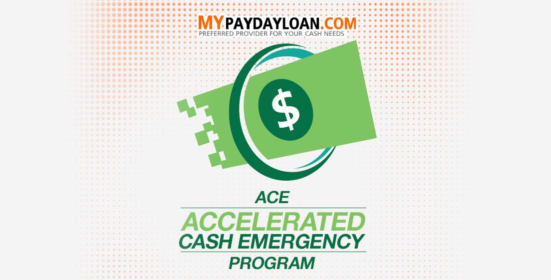ACE payday loan cash advance application